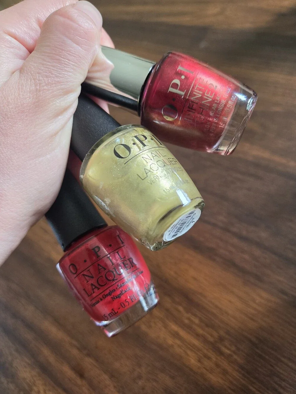 OPI Nail Polish Lot of 3 - I’m Not Really A Waitress, Minnie & Mighty Bow, Suzi' - Picture 3 of 4